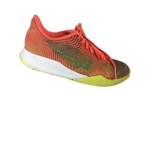 Nike Girls Athletic Shoes Size 6Y Bright Orange Yellow Light Weight Lace Up